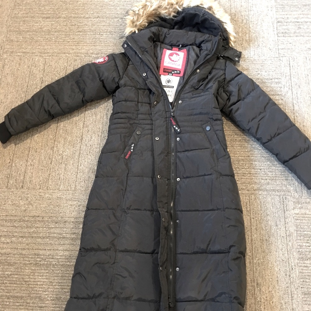 Nearly new Canada Weathergear long winter coat. Worn once.